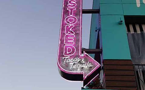 Houston Lighted Signs